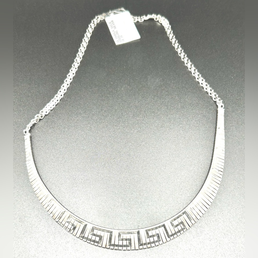 925 Italian Silver Omega Necklace